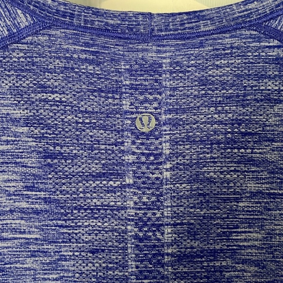 Lululemon | Swiftly Tech Long Sleeve CrewSpace Dye Heather Pigment Blue Size 12 - Picture 11 of 15